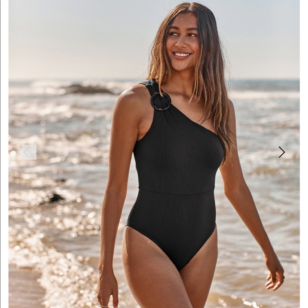 NWT Summersalt The Ribbed Sidestroke | in black!